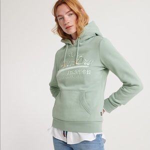 SUPERDRY Vintage Logo Tonal Embroidered Hoodie